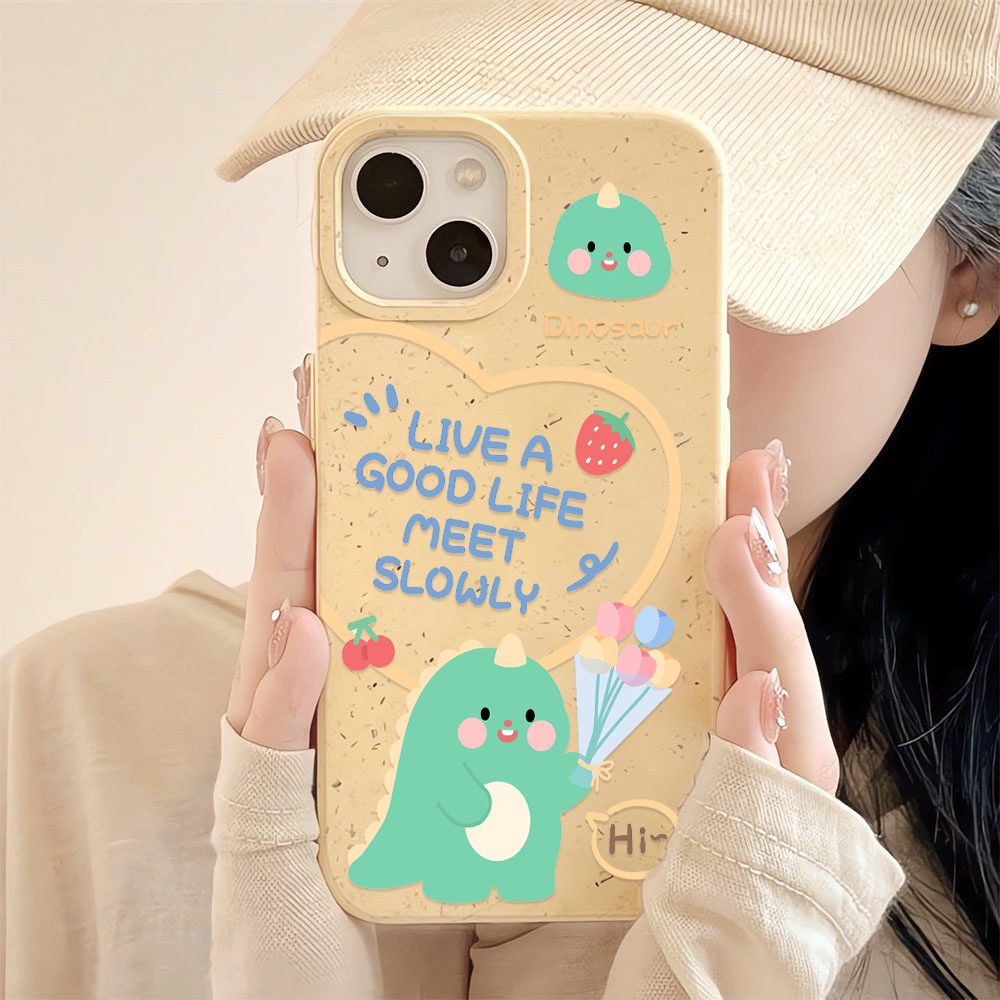 Ốp Điện Thoại Chống Sốc Họa Tiết Khủng Long Cho iphone 14 pro max 11 13 12 7 8 Plus X XR XSMax