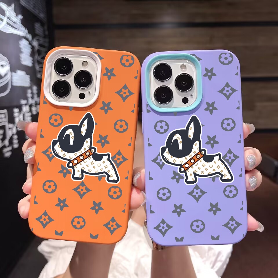 Ốp Điện Thoại silicon Dẻo Hình Chú Cún 3 Trong 1 Cho iPhone 14Promax 13 12 11 7Plus 7 X Xs Max XR