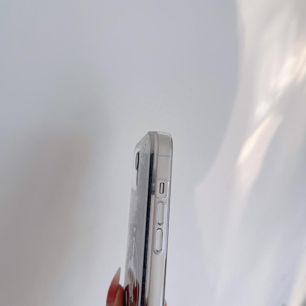 Ốp Lưng Kim Tuyến Nước Hình Con Cún Và Ngôi Sao Cho IPhone 14Promax 13 12 11 7Plus X Xs Max XR