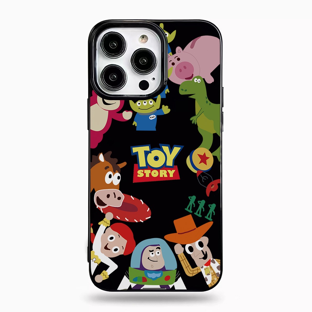 Ốp Điện Thoại Silicone TPU Mềm Bóng In Hình toy story Cho iphone 14promax 11 13 12 7Plus 8 X XS Max