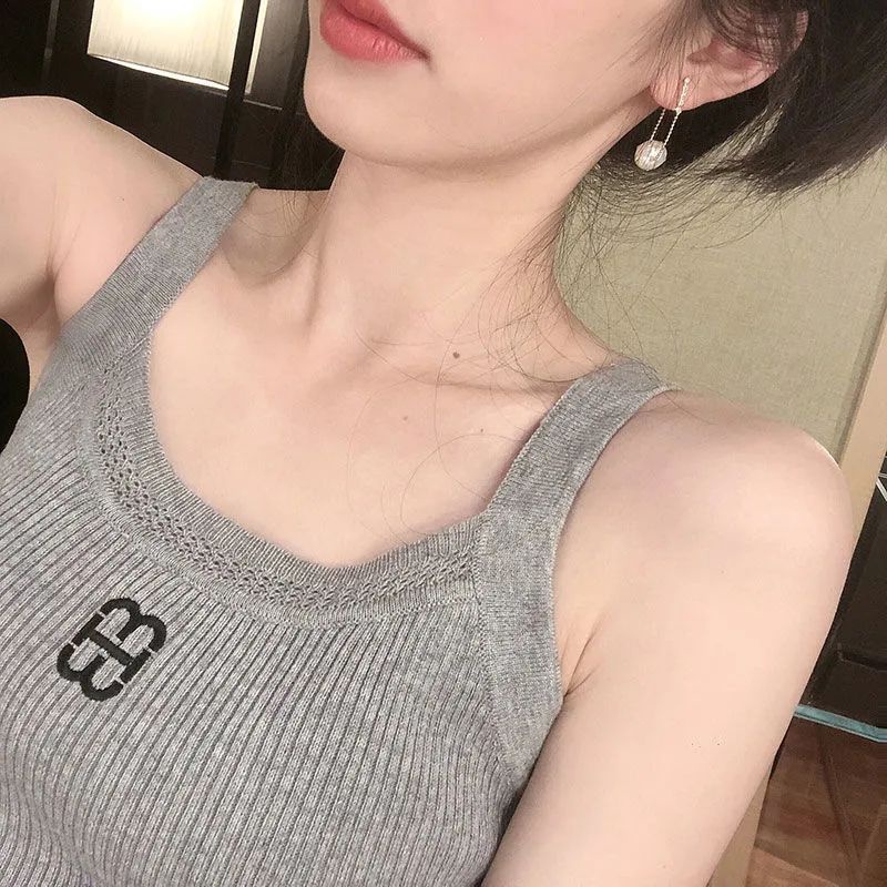 Jiashucheng Đầm Dệt Kim Hai Dây Dáng Ôm Phong Cách Pháp Thời Trang Xuân Hè Dành Cho Nữ