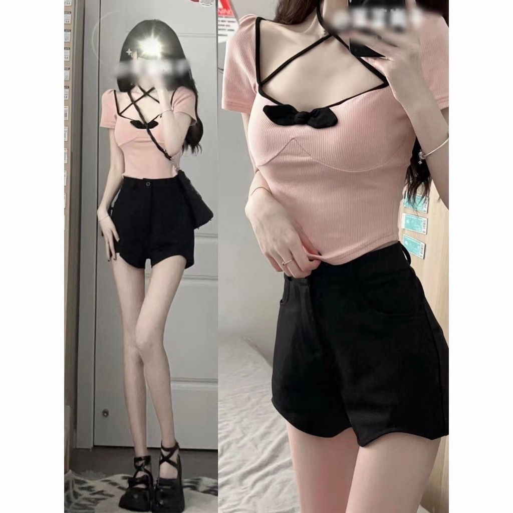 Bộ Đồ Thời Trang Mùa Hè Phong Cách Mới Chất Lượng Cao Quyến Rũ Cho Nữ