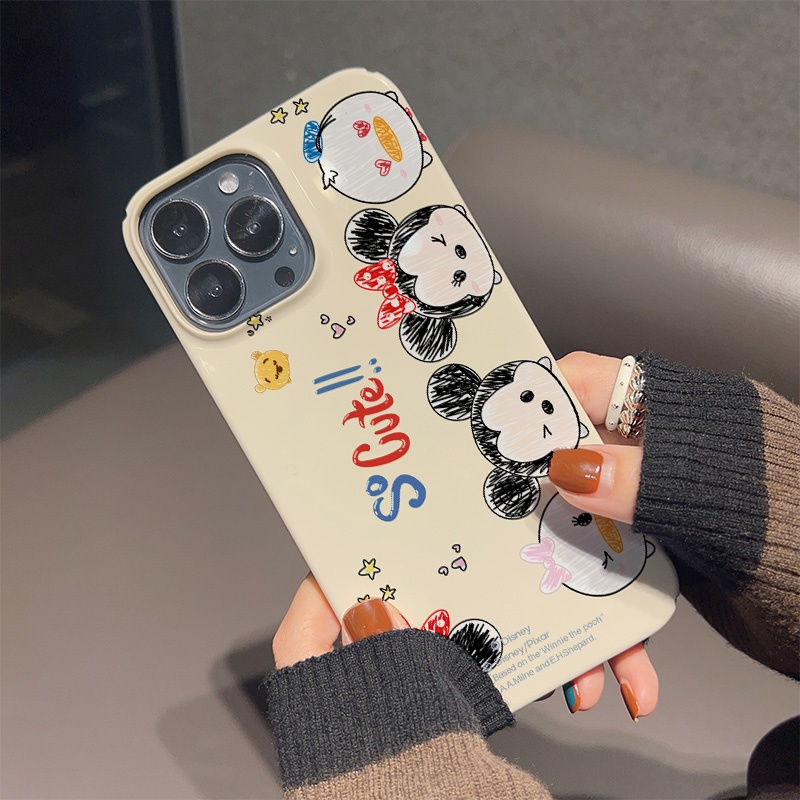 Ốp Điện Thoại Cứng Chống Sốc Họa Tiết Hoạt Hình Cho iphone 14 pro Max 11 13 12 7Plus 8 X XS Max