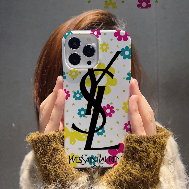 Ốp Điện Thoại Cứng Chống Sốc Họa Tiết Hoa Thời Trang Cho iphone 14 pro Max 11 13 12 7Plus 8 X XS Max