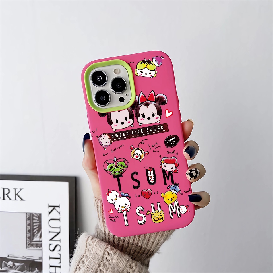 Ốp Điện Thoại silicon Dẻo Họa Tiết Hoạt Hình Thiên Đường 3 Trong 1 Cho iPhone 14Promax 13 12 11 7Plus X XR