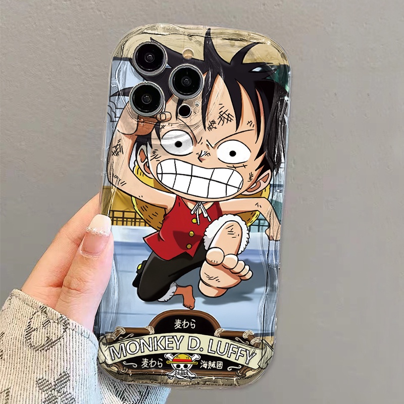 Ốp Điện Thoại Dẻo Trong Suốt Họa Tiết Hoạt Hình Luffy Độc Đáo Cho iphone 14 pro Max 11 13 12 7Plus 8 X XS Max