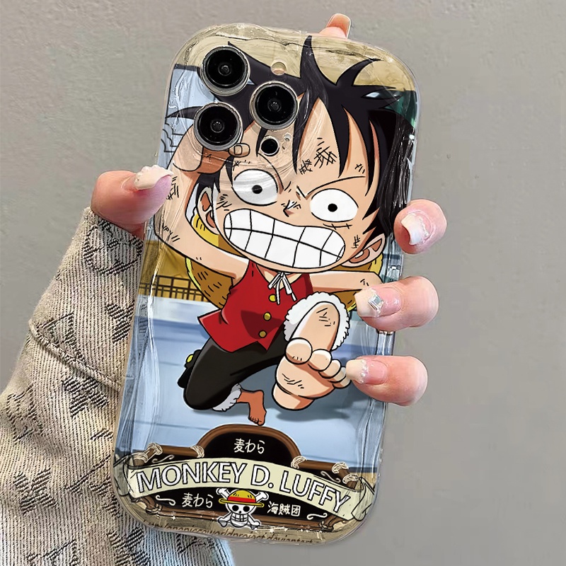 Ốp Điện Thoại Dẻo Trong Suốt Họa Tiết Hoạt Hình Luffy Độc Đáo Cho iphone 14 pro Max 11 13 12 7Plus 8 X XS Max