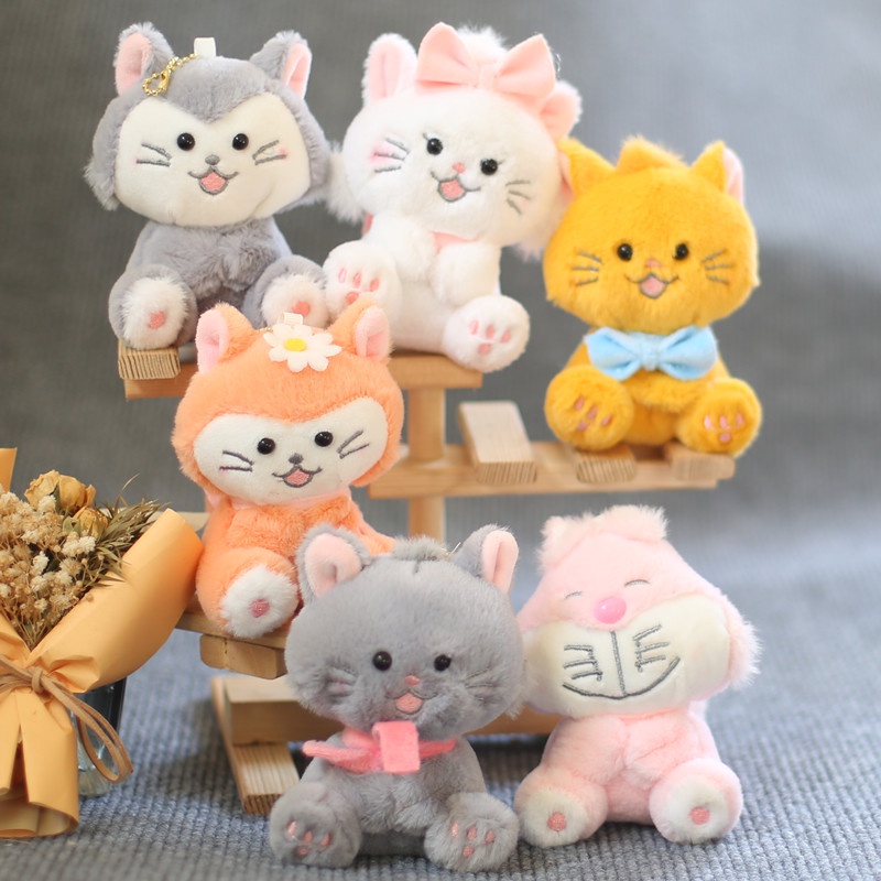 Móc Khóa Hình Chú Mèo Mary Nhồi Bông Dễ Thương