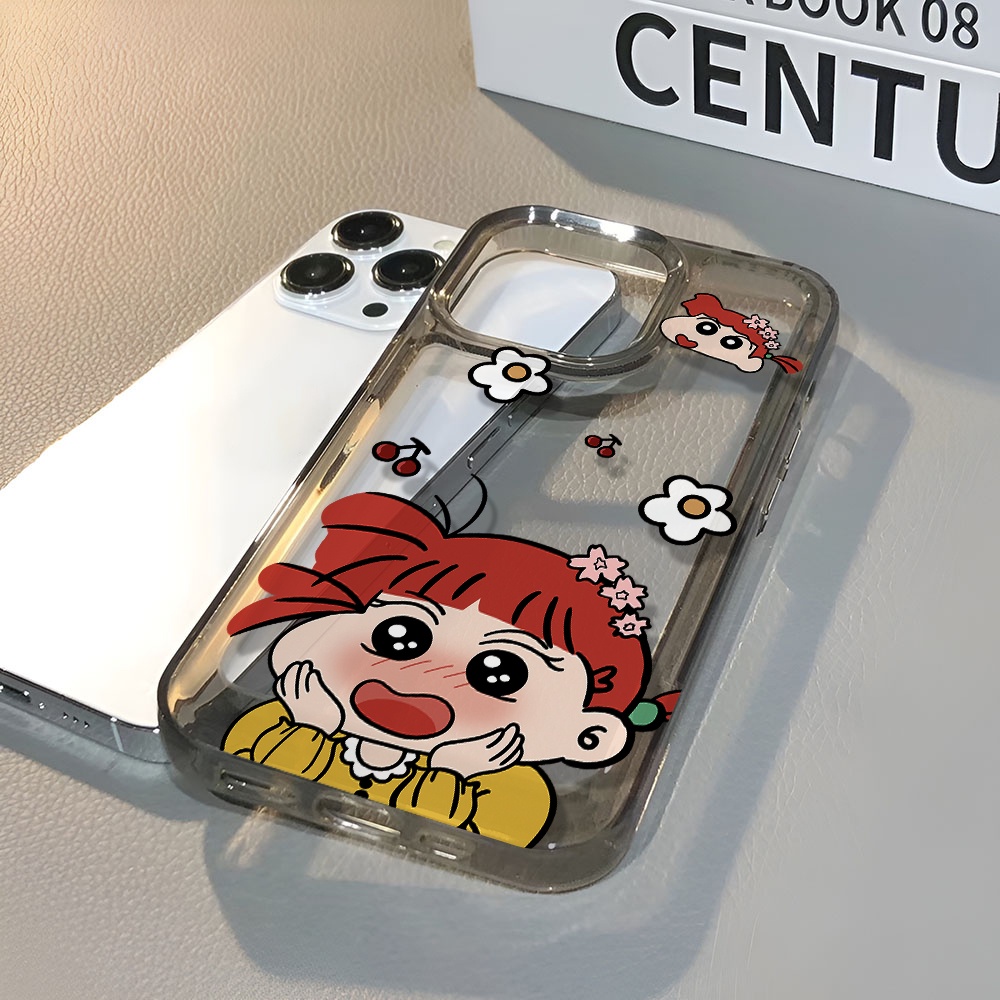 Ốp Điện Thoại Trong Suốt Hình Cô Gái Không Gian Hoạt Họa Cho iphone 14 pro max 11 13 12 7 8 Plus X XR XSMax