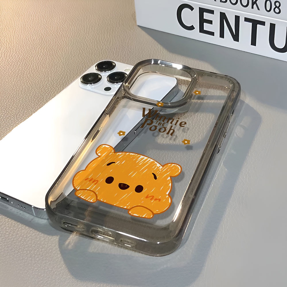 Ốp Điện Thoại Trong Suốt In Hình Gấu Winnie Hoạt Hình Cho iphone 14 pro max 11 13 12 7 8 Plus X XR XSMax