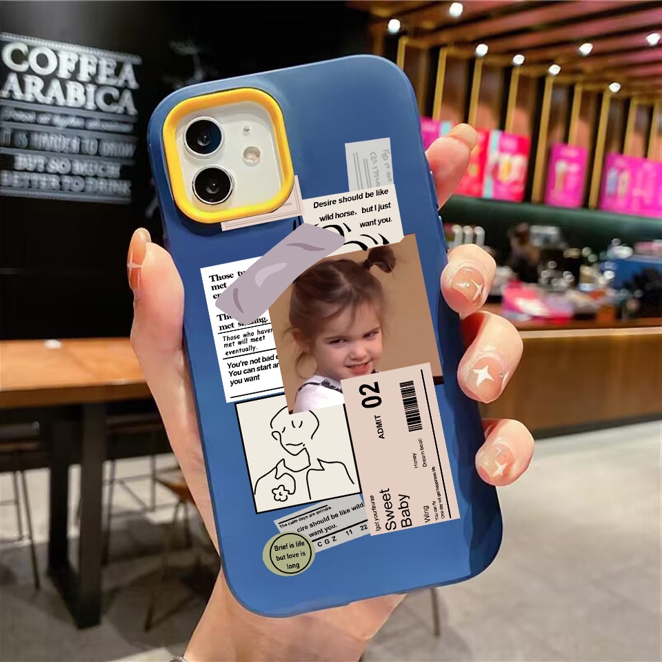 Ốp Điện Thoại silicon Dẻo Hình Cô Gái 3 Trong 1 Kiểu retro Cho iPhone 14Promax 13 12 11 7Plus X XR