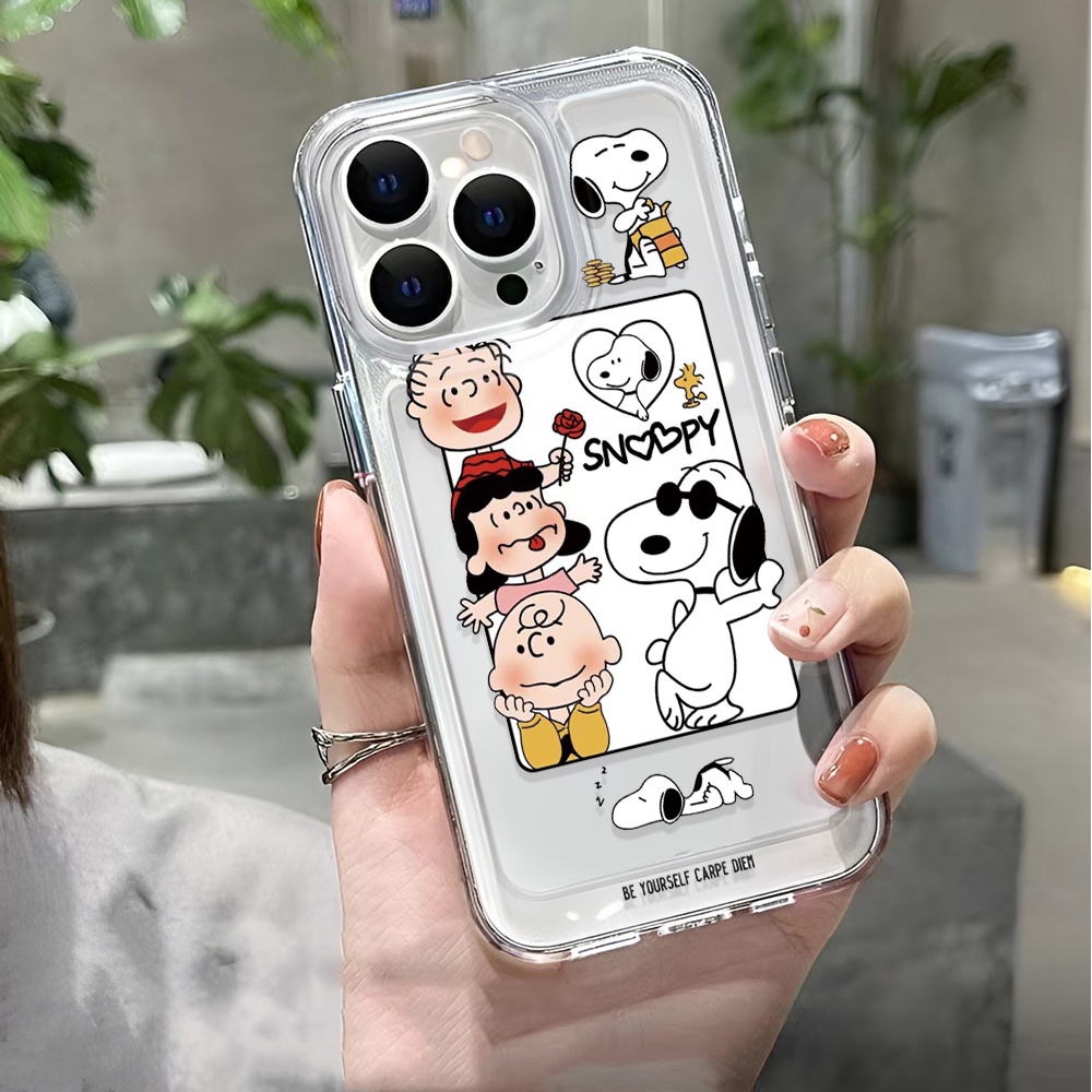 Ốp Điện Thoại Trong Suốt In Hình Cậu Bé Không Gian Cho iphone 14 pro max 11 13 12 7 8 Plus X XR XSMax