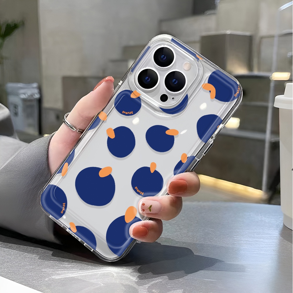 Ốp Điện Thoại Trong Suốt In Hình Trái Cây Cho iphone 14 pro max 11 13 12 7 8 Plus X XR XSMax