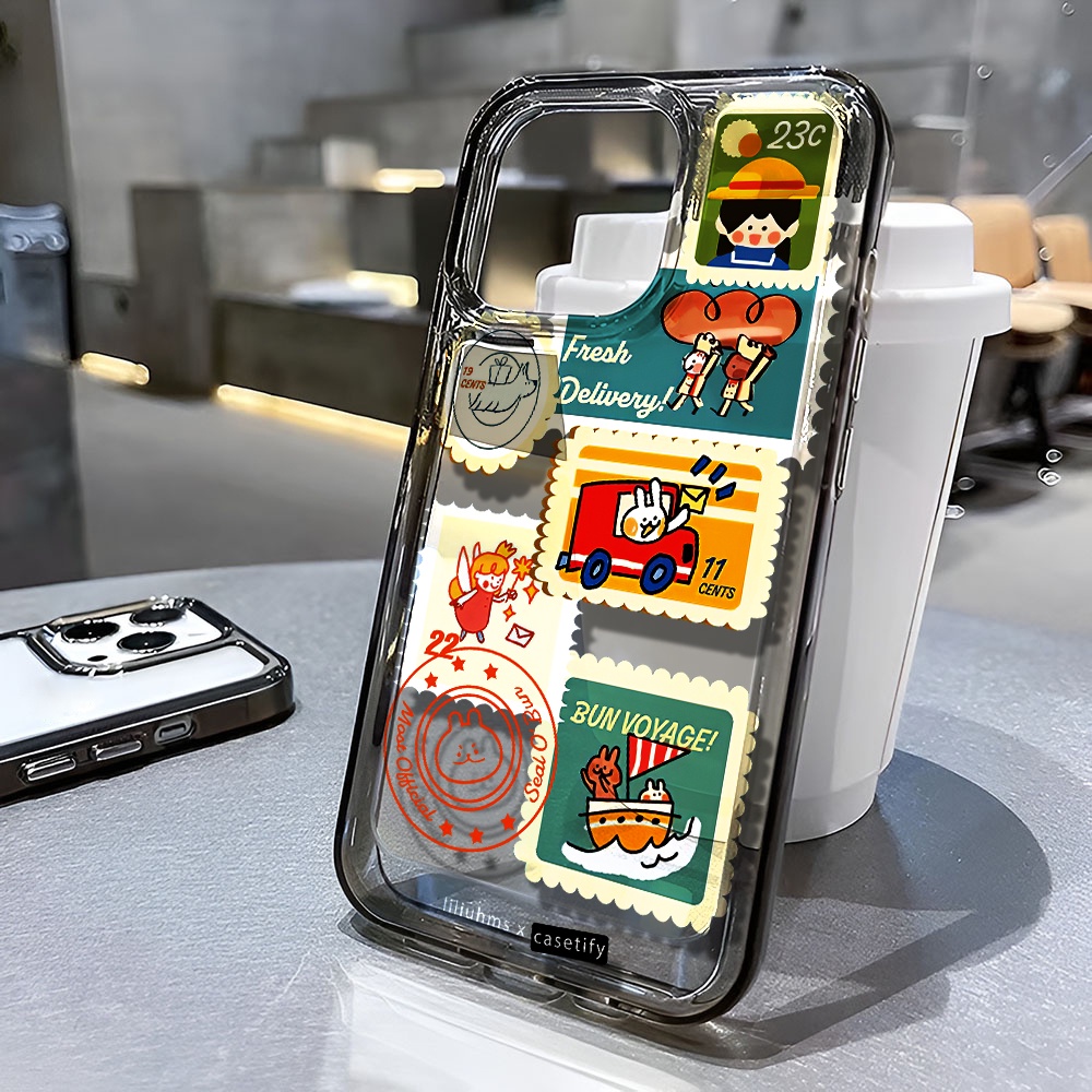 Ốp Điện Thoại Trong Suốt Họa Tiết Thời Trang Cho iphone 14 pro max 11 13 12 7 8 Plus X XR XSMax