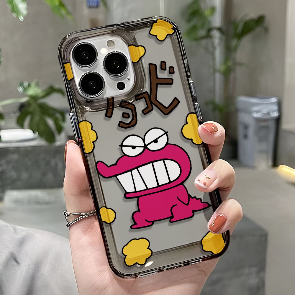 Ốp Điện Thoại Tpu Trong Suốt In Hình Quái Vật Vũ Trụ Đỏ Cho iphone 14 pro max 11 13 12 7 8 Plus X XR XSMax