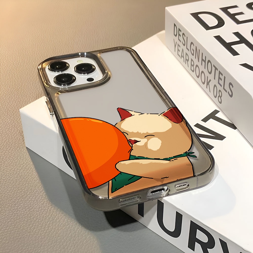 Ốp Điện Thoại Trong Suốt Chống Sốc In Hình Mèo Hoạt Hình Cho iphone 14 pro max 11 13 12 7 8 Plus X XR XSMax