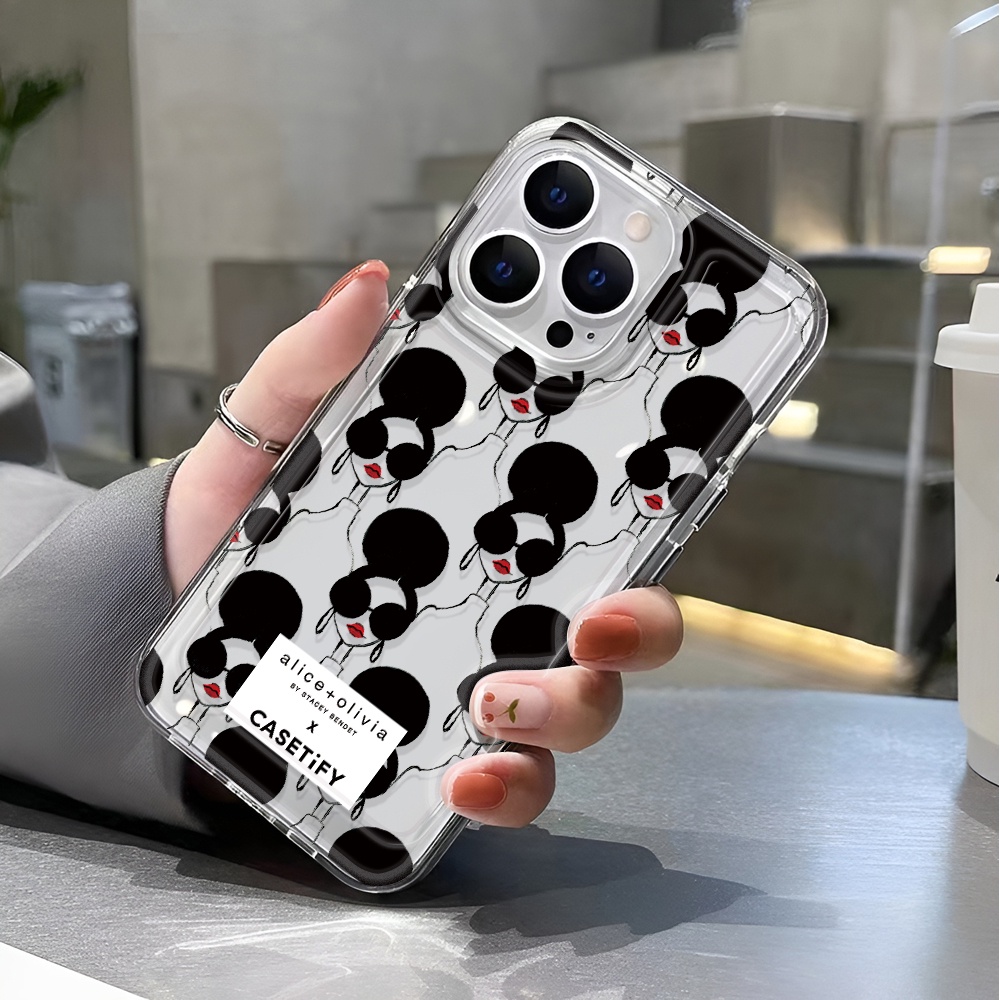 Ốp Điện Thoại Trong Suốt Chống Sốc In Hình Cô Gái Không Gian Cho iphone 14 pro max 11 13 12 7 8 Plus X XR XSMax