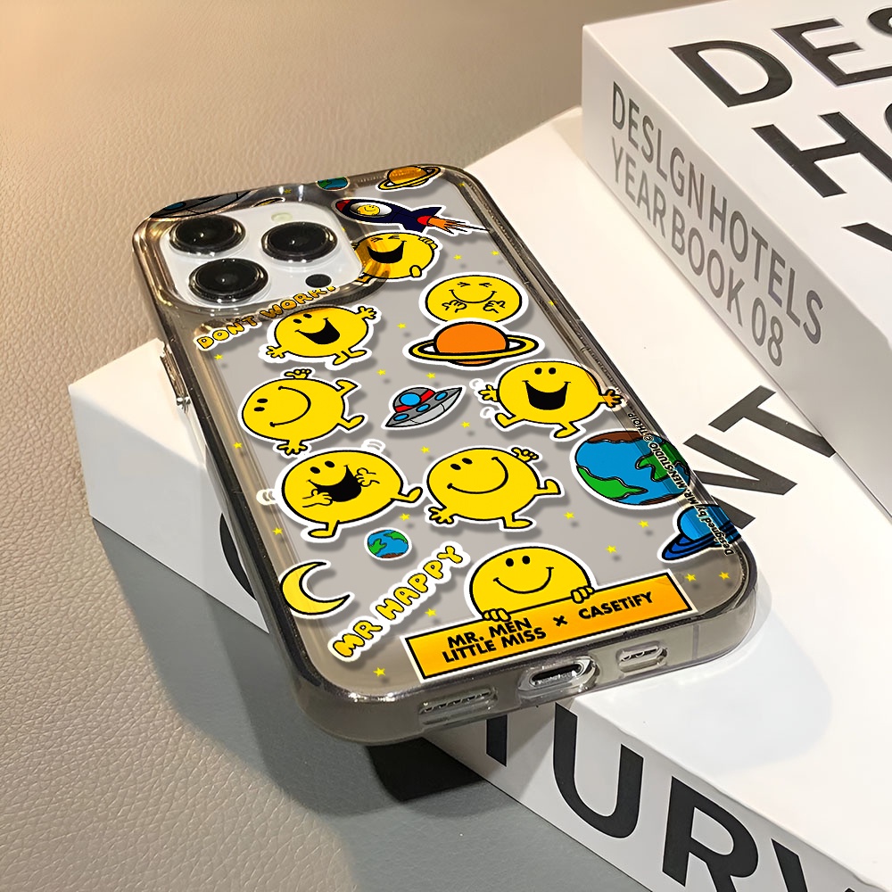 Ốp Điện Thoại Trong Suốt Chống Sốc In Hình Mặt Cười Cho iphone 14 pro max 11 13 12 7 8 Plus X XR XSMax