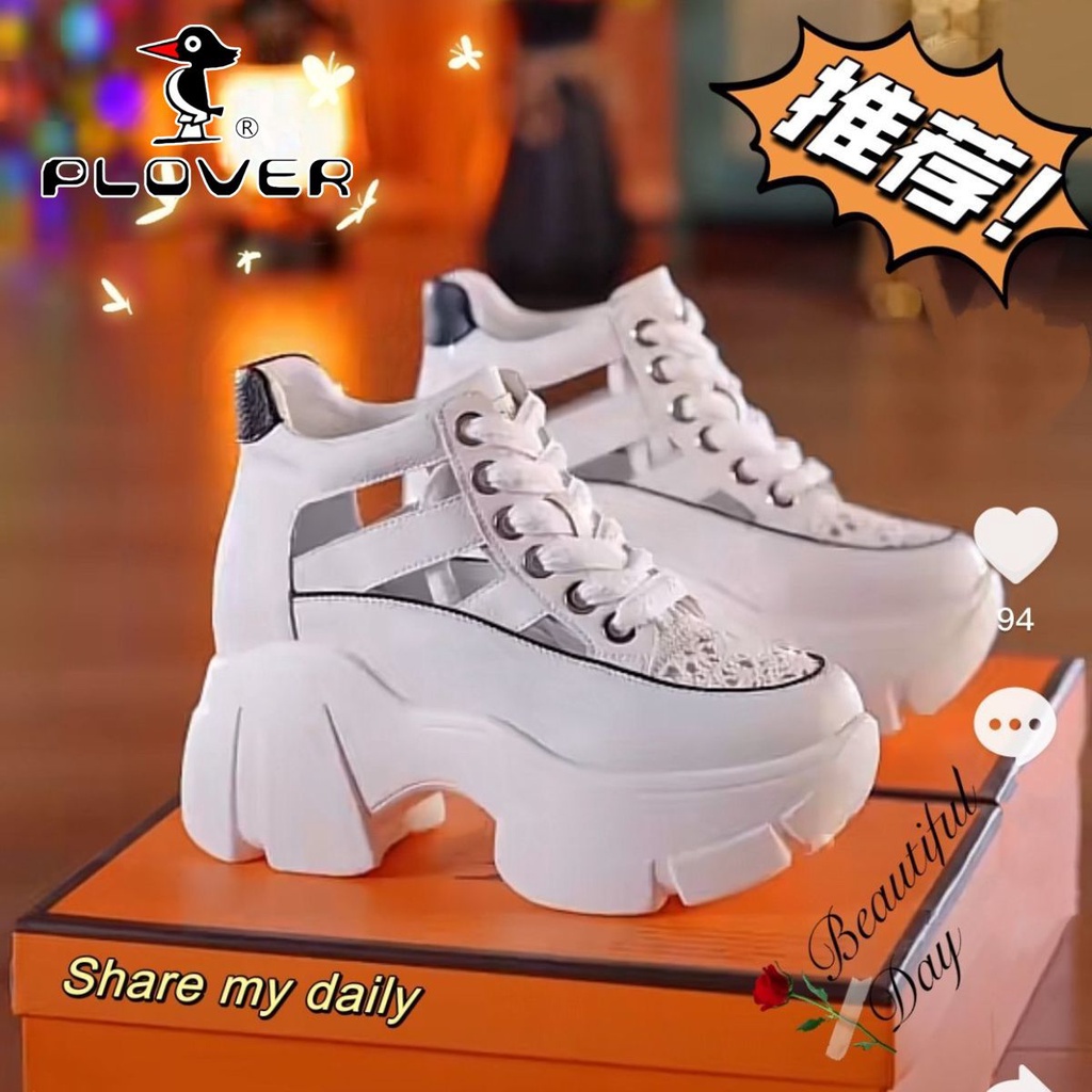 Giày Sandal Đế Dày Đục Lỗ Thoáng Khí Dễ Phối Đồ Cho Nữ