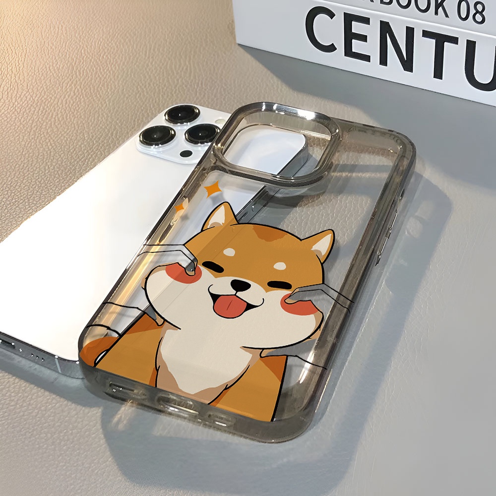 Ốp Điện Thoại Trong Suốt Chống Sốc In Hình Chú Chó Cho iphone 14 pro max 11 13 12 7 8 Plus X XR XSMax