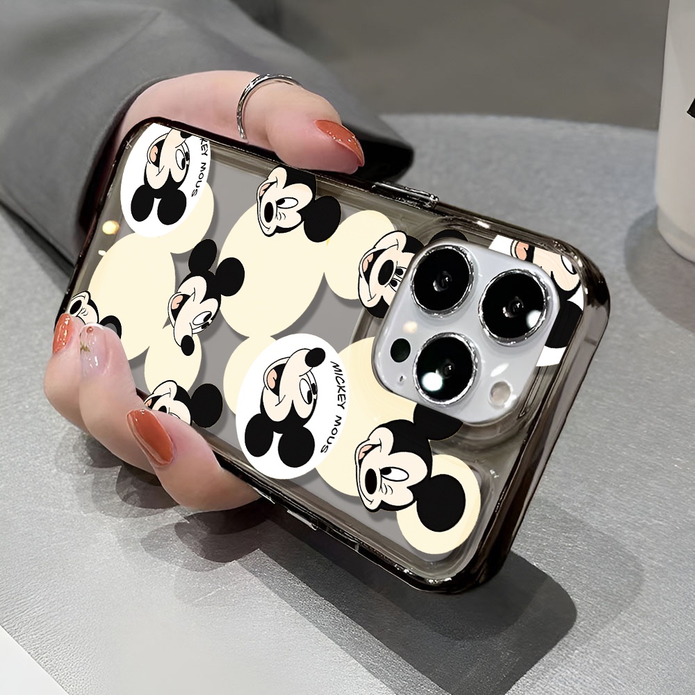 Ốp Điện Thoại Trong Suốt Chống Sốc In Hình Chuột mickey Cho iphone 14 pro max 11 13 12 7 8 Plus X XR XSMax