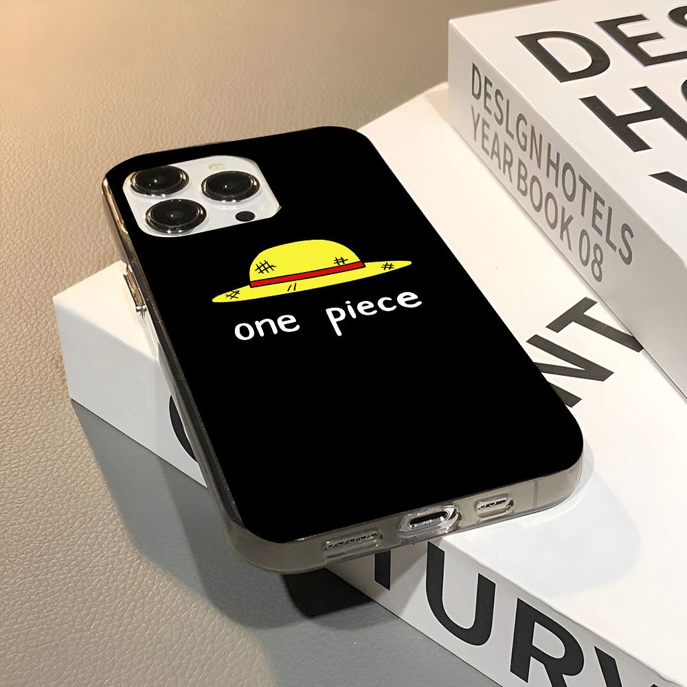 Ốp Điện Thoại Trong Suốt In Hoạt Hình One Piece Cho iphone 14 pro max 11 13 12 7 8 Plus X XR XSMax