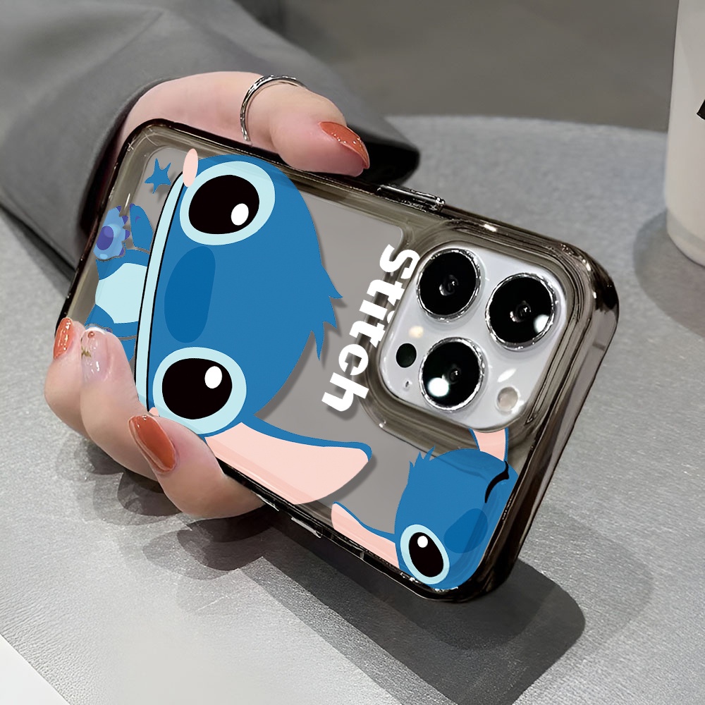Ốp Điện Thoại Trong Suốt In Hình Stitch Cho iphone 14 pro max 11 13 12 7 8 Plus X XR XSMax