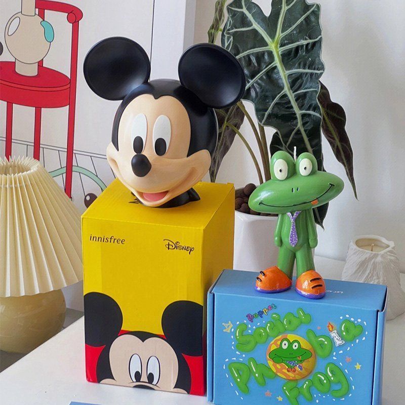 Ống Heo Tiết Kiệm Hình Chuột Mickey Dễ Thương Dùng Trang Trí Bàn