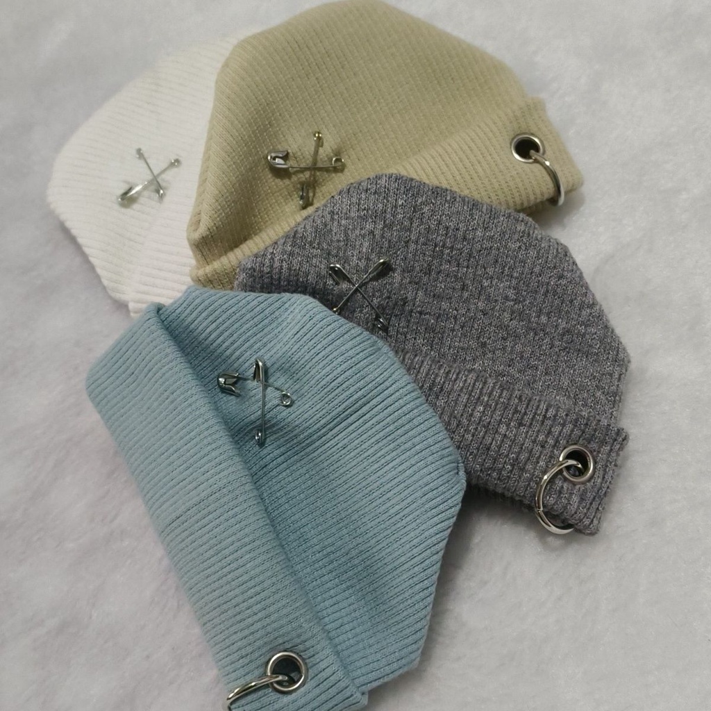 Mũ Len Dệt Kim Có Vòng Tròn Kích Thước 1 / 4 / 1 / 5 / 1 / 6 / 1 / 3 4 Điểm Dành Cho Bé 5 / 6 /