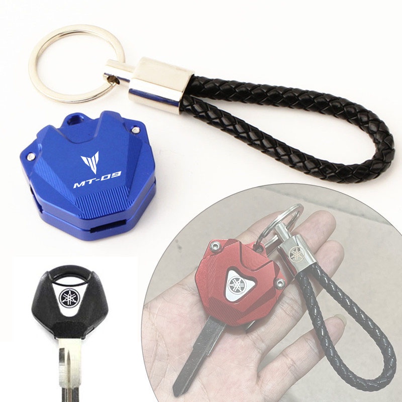 Bao Da Hợp Kim Nhôm Bảo Vệ Chìa Khóa Xe Mô Tô yamaha mt09 mt-09 Ốp