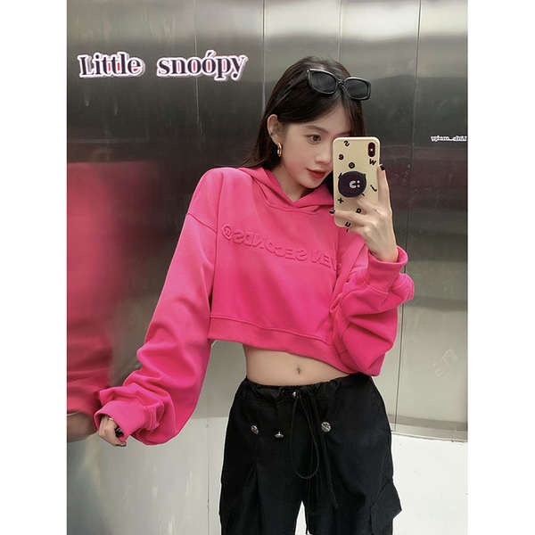 Áo Hoodie Dài Tay In Chữ Cá Tính Dành Cho Nữ