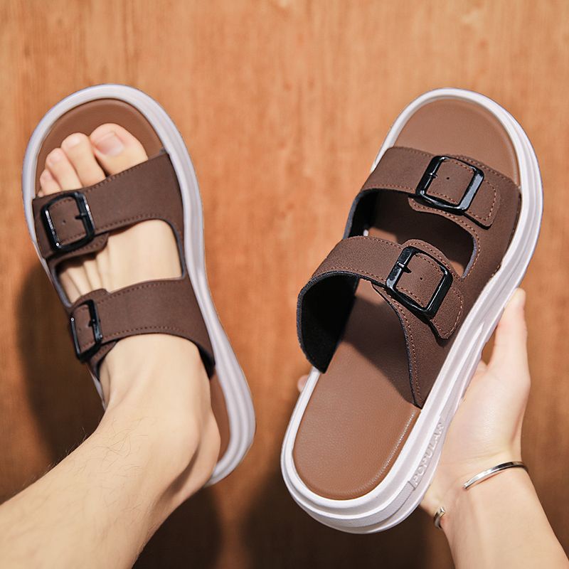 Dép Sandal Đế Dày Chống Trượt Chống Mòn Size Lớn 46 Thời Trang Mùa Hè Cho Nam