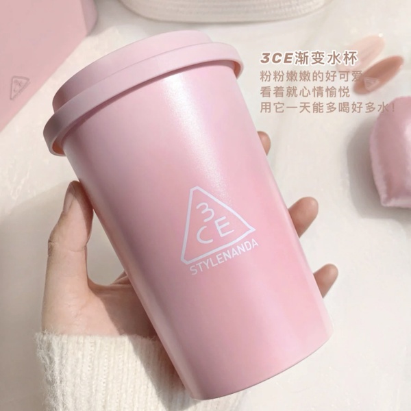 😍Nóng bán😍 Hàng hóa giới hạn 3ce cô gái mùa hè túi dệt màu hồng túi đựng rau túi messenger túi đựng nước màu hồng