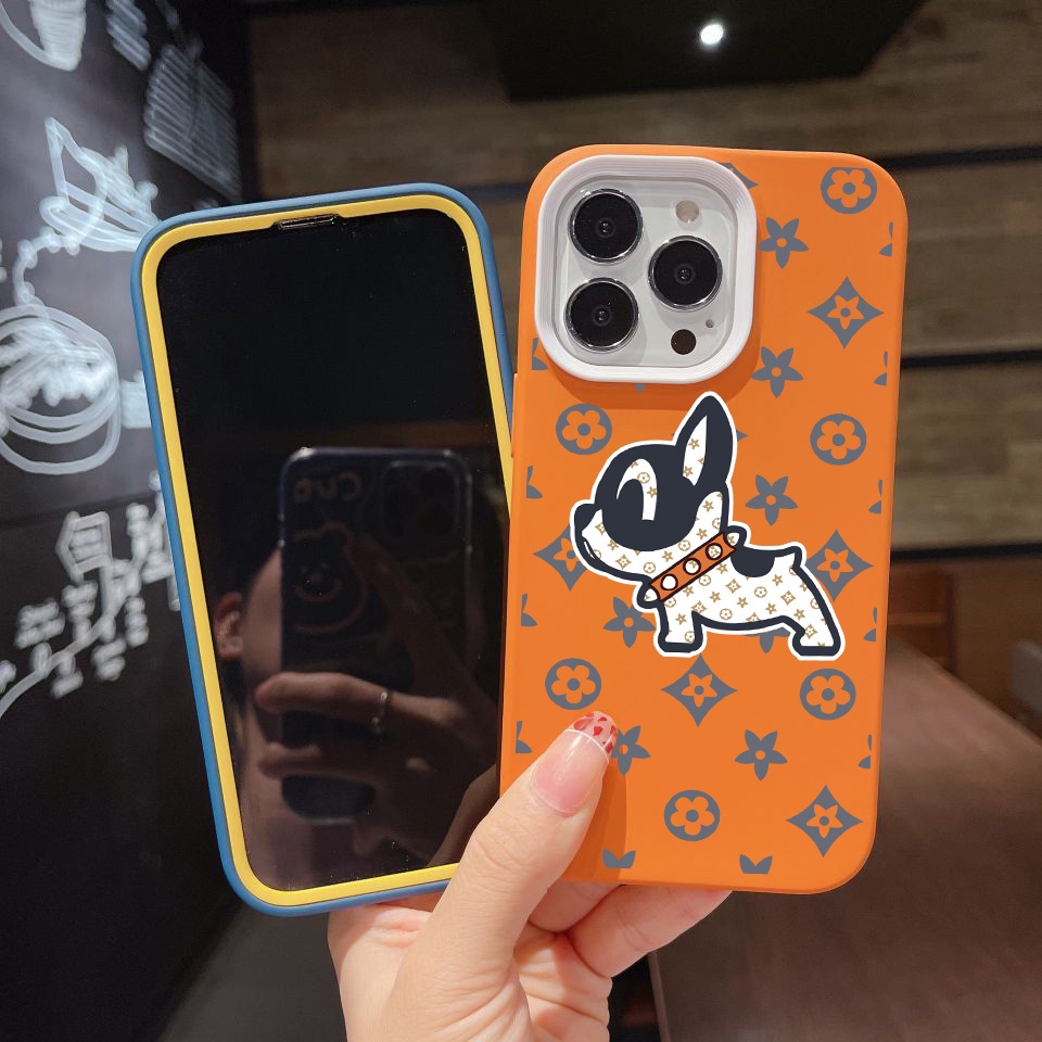 Ốp Điện Thoại silicon Dẻo Hình Chú Cún 3 Trong 1 Cho iPhone 14Promax 13 12 11 7Plus 7 X Xs Max XR