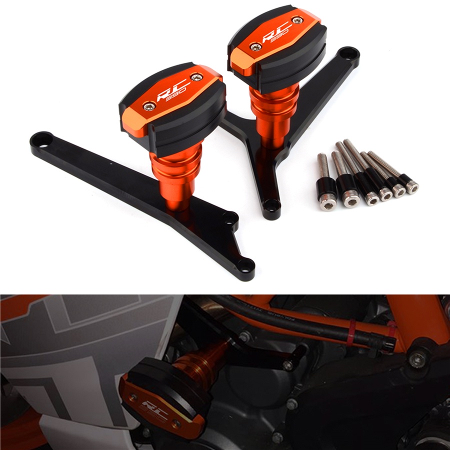 Bóng Cao Su Bảo Vệ Chống Sốc / Rơi / Chống Rơi Dành Cho Xe Mô Tô KTM rc390 rc390