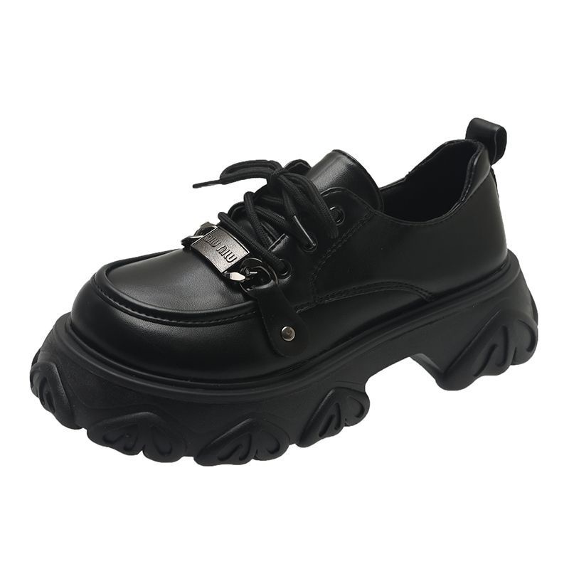 Giày Da Đế Dày Phong Cách Anh Quốc Cổ Điển Thời Trang Mùa Xuân Cho Nữ