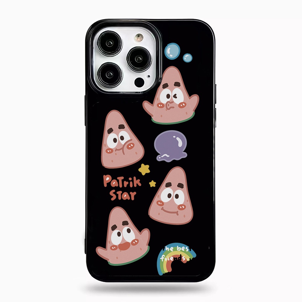 Ốp Điện Thoại Silicone TPU Mềm Bóng In Hình Patrick Star Cho iphone 14promax 11 13 12 7Plus 8 X XS Max
