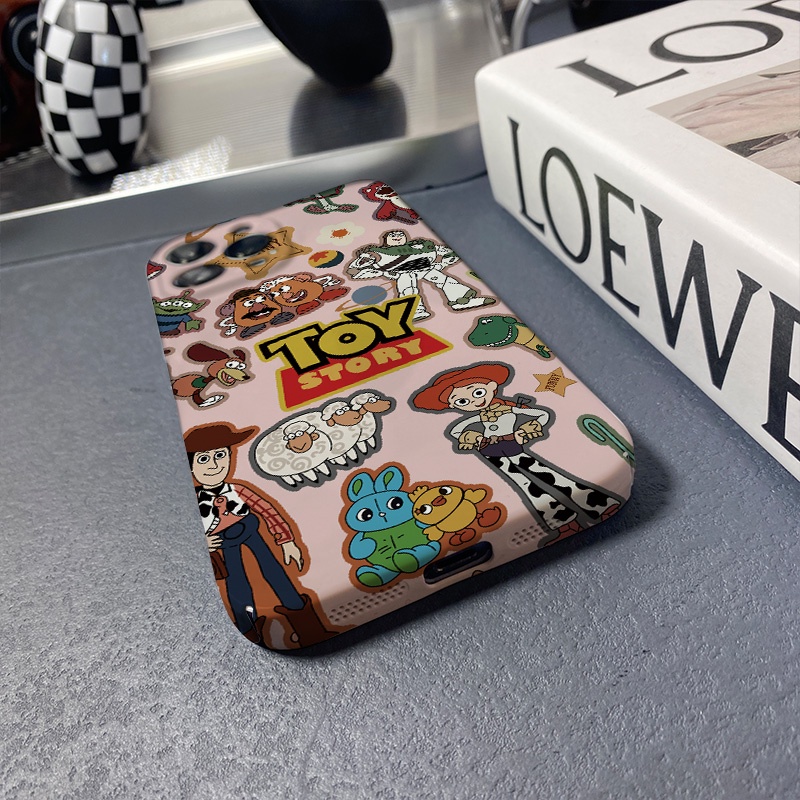 Ốp Điện Thoại Cứng Chống Sốc In Hình Toy Story Thời Trang Cho iphone 14promax 11 13 12 7Plus 8 X XS Max