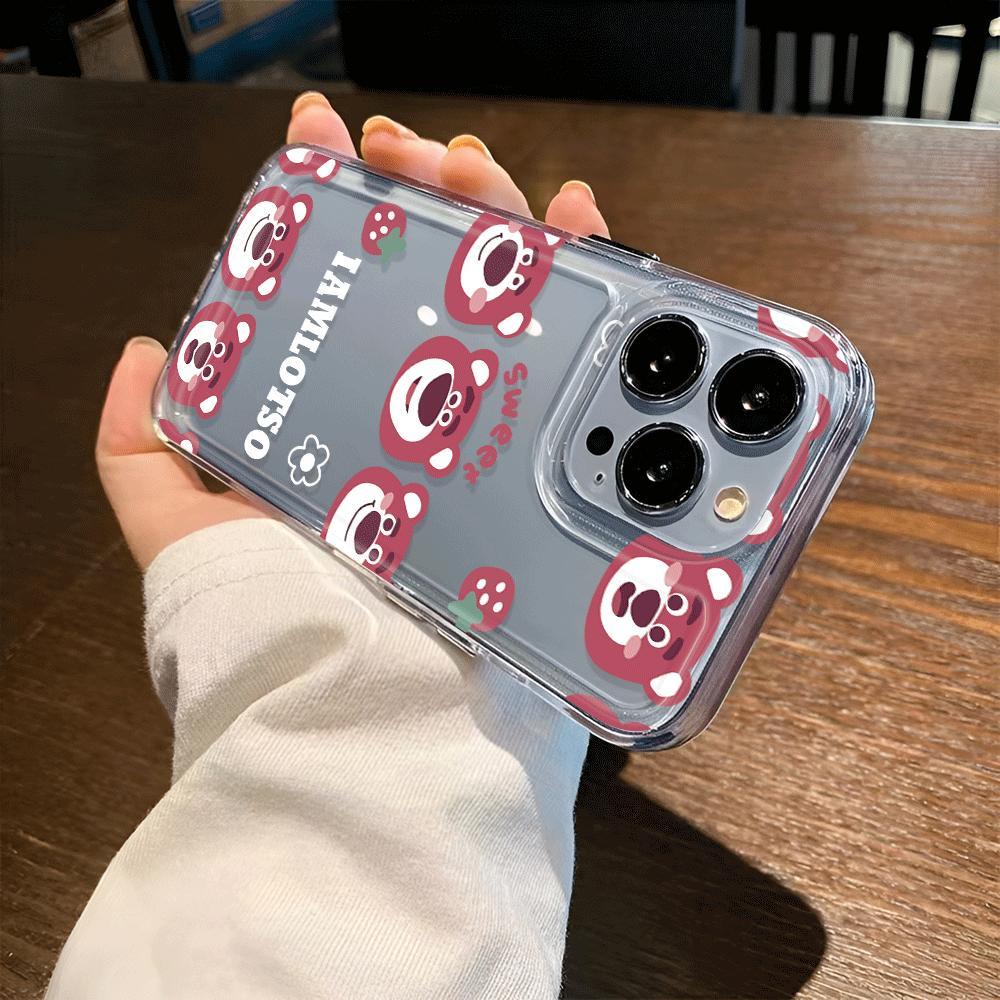 Ốp Điện Thoại Trong Suốt Chống Sốc In Hoạt Hình Cho iphone 14 pro max 11 13 12 7Plus 7 8 Plus X XR XSMax