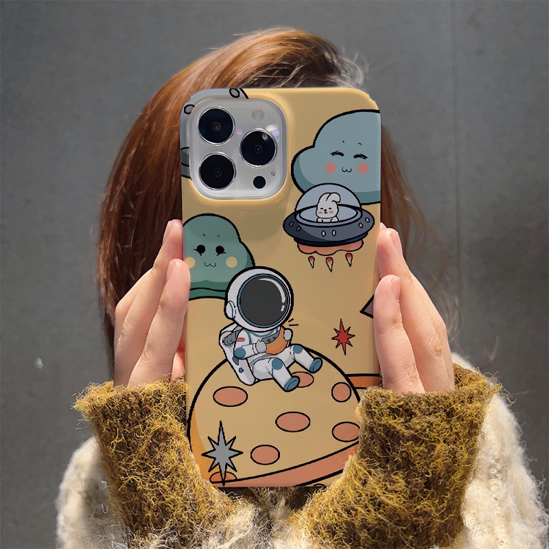 Ốp Điện Thoại Cứng In Hình Hành Tinh Cho iphone 14promax 11 13 12 7Plus 8 X XS Max