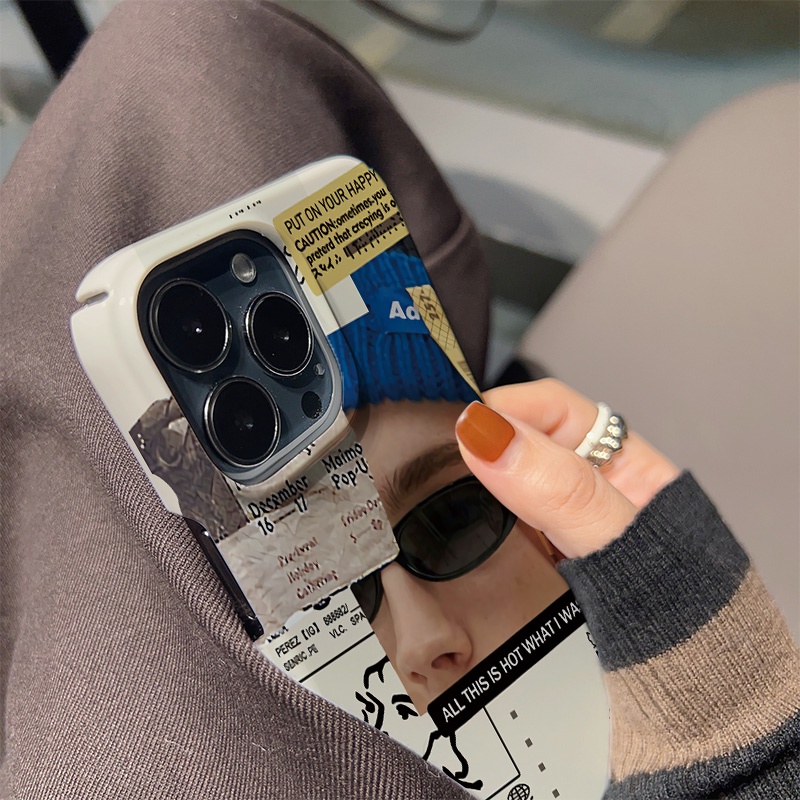 Ốp Điện Thoại Cứng In Hình Chàng Trai Thời Trang Cho iphone 14 pro Max 11 13 12 7Plus 8 X XS Max