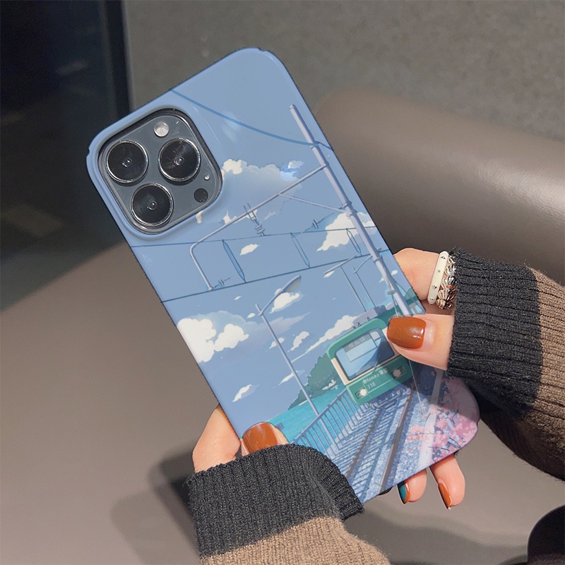 Ốp Điện Thoại Cứng Chống Sốc Họa Tiết Thời Trang Cho iphone 14 pro Max 11 13 12 7Plus 8 X XS Max