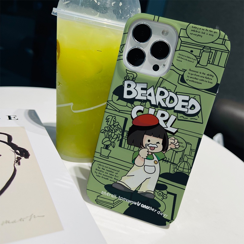 Ốp Điện Thoại Cứng Chống Sốc In Hình Cô Gái Dễ Thương Cho iphone 14 pro Max 11 13 12 7Plus 8 X XS Max
