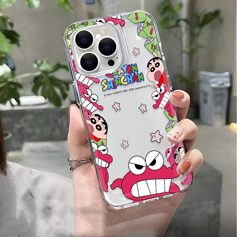 Ốp Điện Thoại Trong Suốt Chống Sốc In Hình Quái Vật Khủng Long Cho iphone 14 pro max 11 13 12 7 8 Plus X XR XSMax