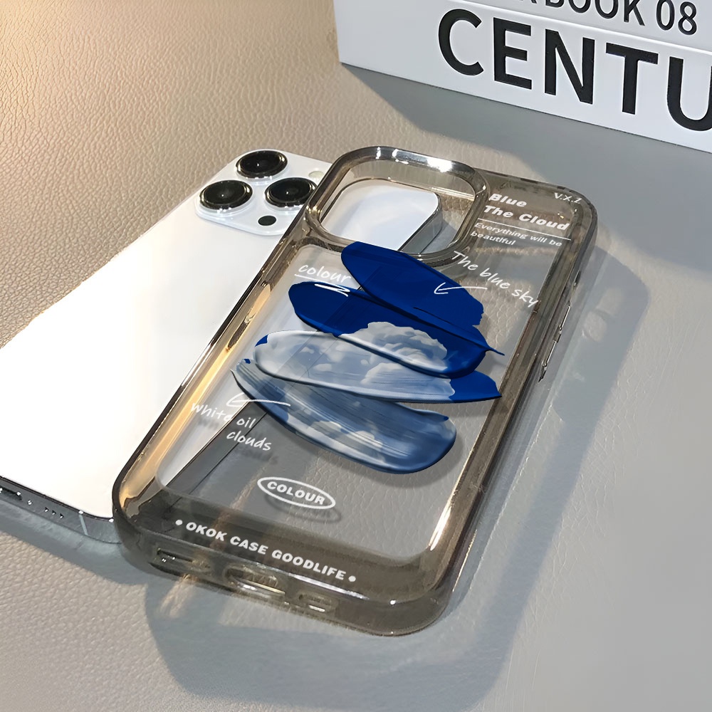 Ốp Điện Thoại Trong Suốt Chống Sốc Họa Tiết Không Gian Cho iphone 14 pro max 11 13 12 7 8 Plus X XR XSMax