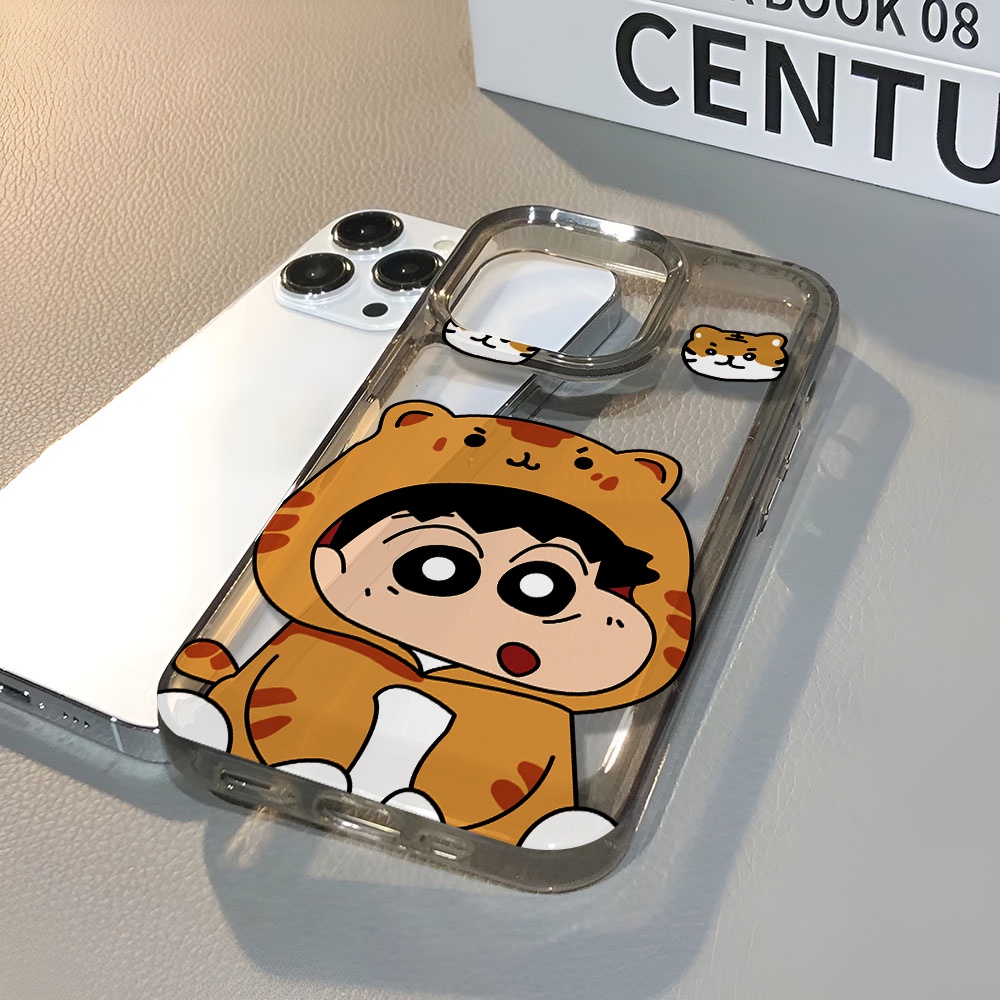 Ốp Điện Thoại Trong Suốt Hình Cậu Bé Bút Chì Cho iphone 14 pro max 11 13 12 7 8 Plus X XR XSMax