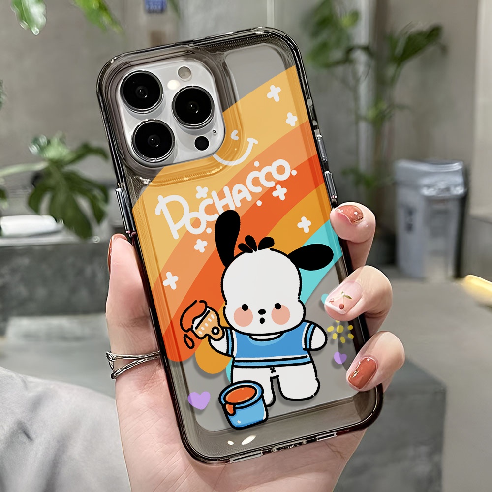 Ốp Điện Thoại Trong Suốt In Hình Cầu Vồng Cho iphone 14 pro max 11 13 12 7 8 Plus X XR XSMax