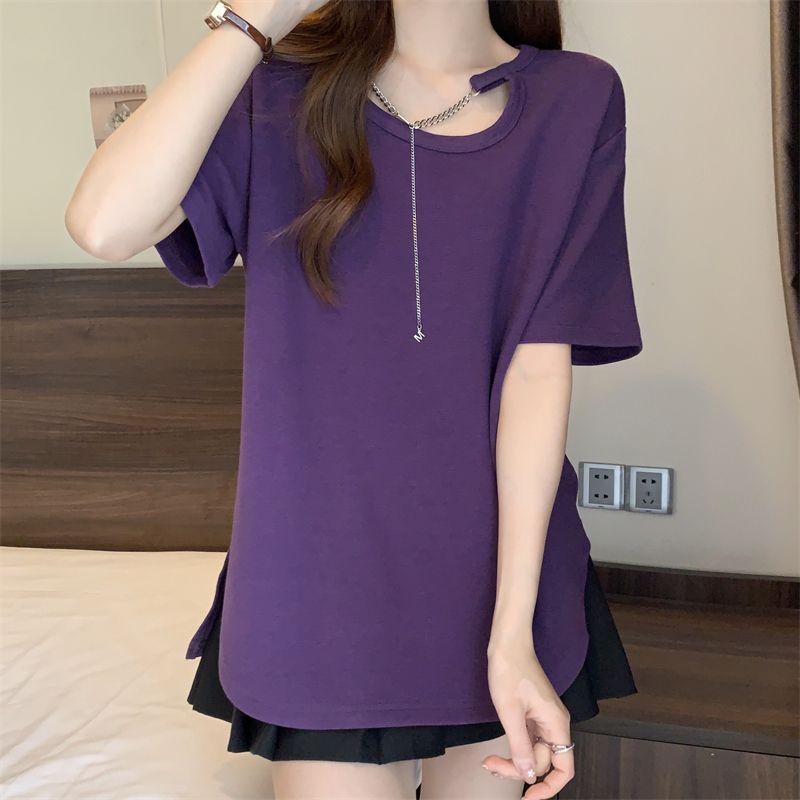 Áo Thun Ngắn Tay Dáng Rộng Mỏng Thời Trang Mùa Hè 2023 Mới Mẻ Dễ Phối Đồ Cho Nữ