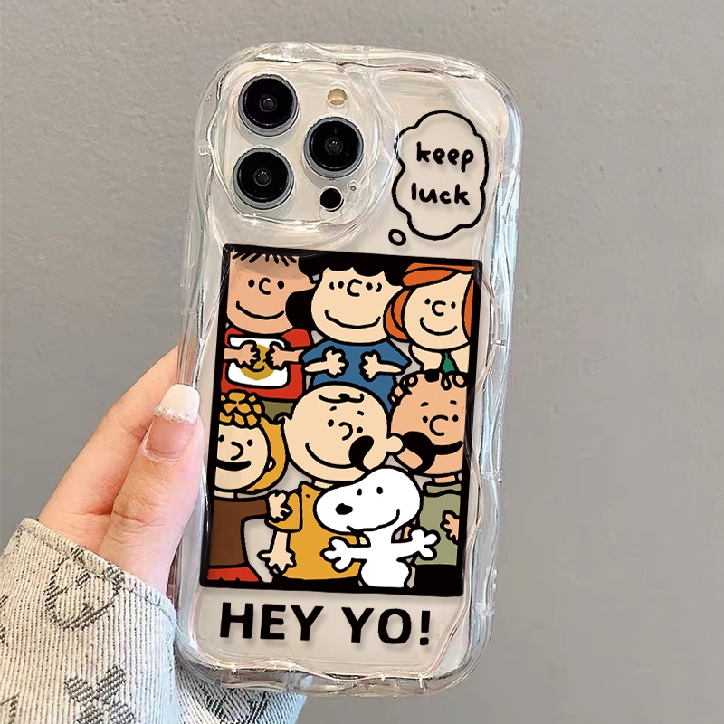 Ốp Điện Thoại Dẻo Trong Suốt Họa Tiết Hoạt Hình Snoopy Dễ Thương Cho iphone 14 pro Max 11 13 12 7Plus 8 X XS Max