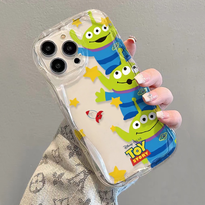 Ốp Điện Thoại Mềm Trong Suốt Họa Tiết Người Ngoài Hành Tinh Cho iphone 14 pro Max 11 13 12 7Plus 8 X XS Max